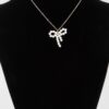 Mama Heart Necklace – Dainty 12″ Engraved Charm