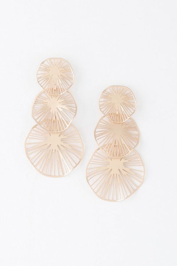 Triple Stacked Lemon Drop Earrings – Bright Lemon
