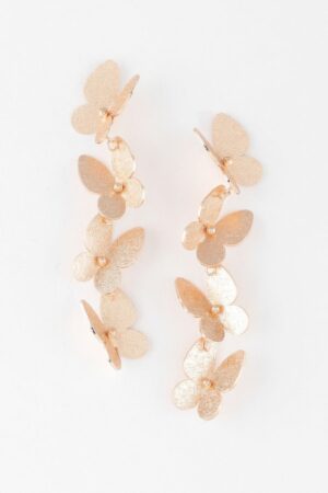 Butterfly Wisp Drop Earrings – Delicate Butterfly Accent