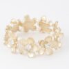 Sparkling Floral Jeweled Bracelet