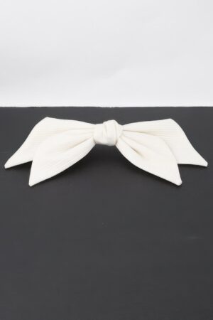 Ribbon Hair Clip – Oversized Sculpted Bow (9 x 4″)