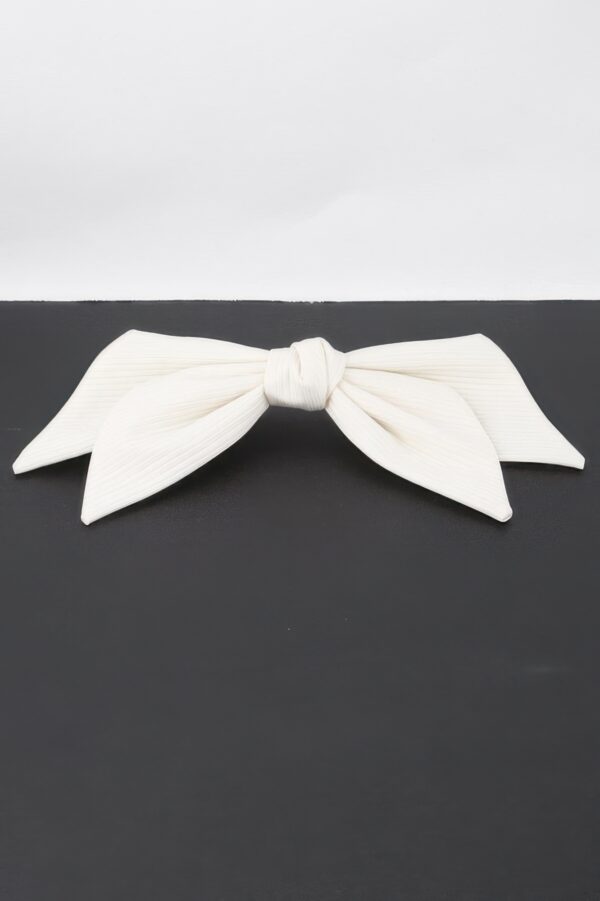 Ribbon Hair Clip – Oversized Sculpted Bow (9 x 4″)