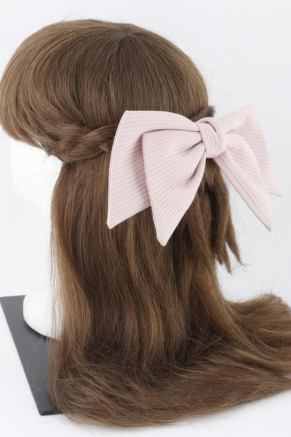 Ribbon Hair Clip – Oversized Sculpted Bow (9 x 4″)