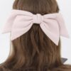 Ribbon Hair Clip – Oversized Sculpted Bow (9 x 4″)