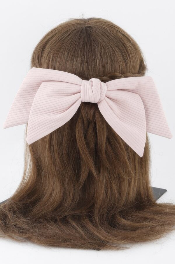Ribbon Hair Clip – Oversized Sculpted Bow (9 x 4″)