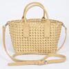 Braided Faux Leather Tote – Structured Everyday Bag