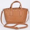 Braided Faux Leather Tote – Structured Everyday Bag