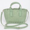 Braided Faux Leather Tote – Structured Everyday Bag
