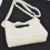 Hand-Beaded Faux Pearl Crossbody Bag – PVC