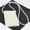 Handmade Faux Pearl Bead Crossbody – Petite Beaded Bag