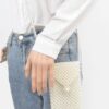 Handmade Faux Pearl Bead Crossbody – Petite Beaded Bag