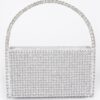 Oversized Rhinestone Shoulder Bag – Structured Sparkle