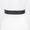Braided Embossed Faux Leather Belt – Classic Buckle