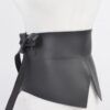 Wide Faux Leather Skirt Belt – Structured PU Band