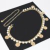 Faux Pearl Chain Belt – Round Metal Links