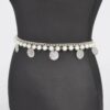 Faux Pearl Chain Belt – Round Metal Links