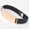 Wide Metal Plate Elastic Belt – Iron & Stretch