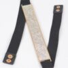 Rhinestone Metal Plate Elastic Waist Belt