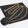 Double-Layer Flower Chain Belt – Metal & PU
