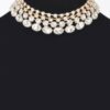 Multi Rhinestone Layered Necklace – Short Sparkle