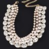 Multi Rhinestone Layered Necklace – Short Sparkle