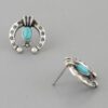 Antique-Finish Horseshoe Stud Earrings