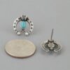 Antique-Finish Horseshoe Stud Earrings