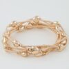 Shiny Heart and Tube Beaded Bracelet – Dainty Layering