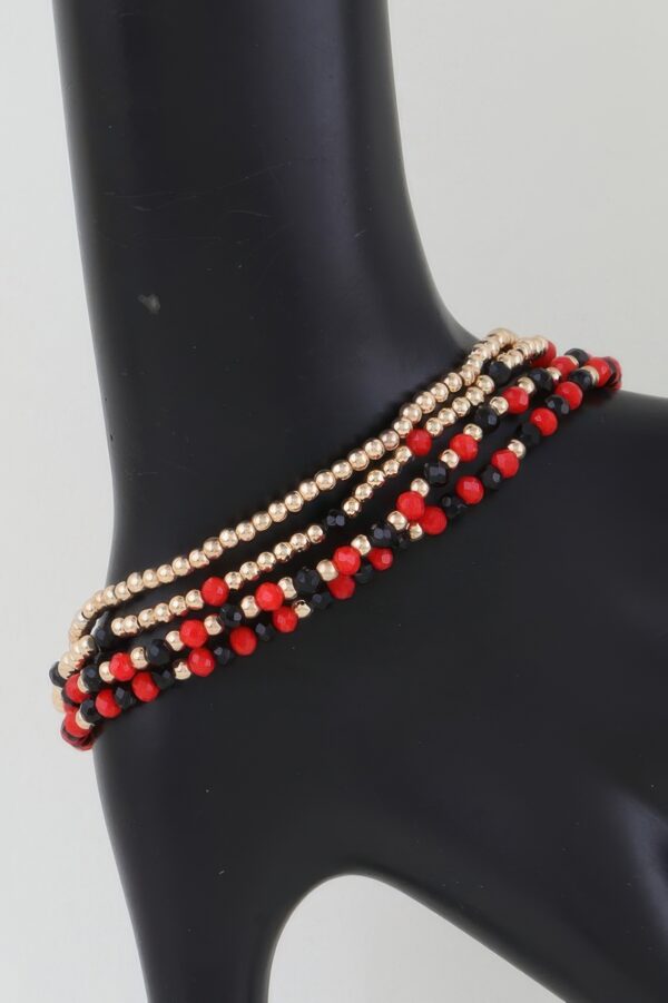 Alternating Stone Beaded Bracelet – Layered Neutral