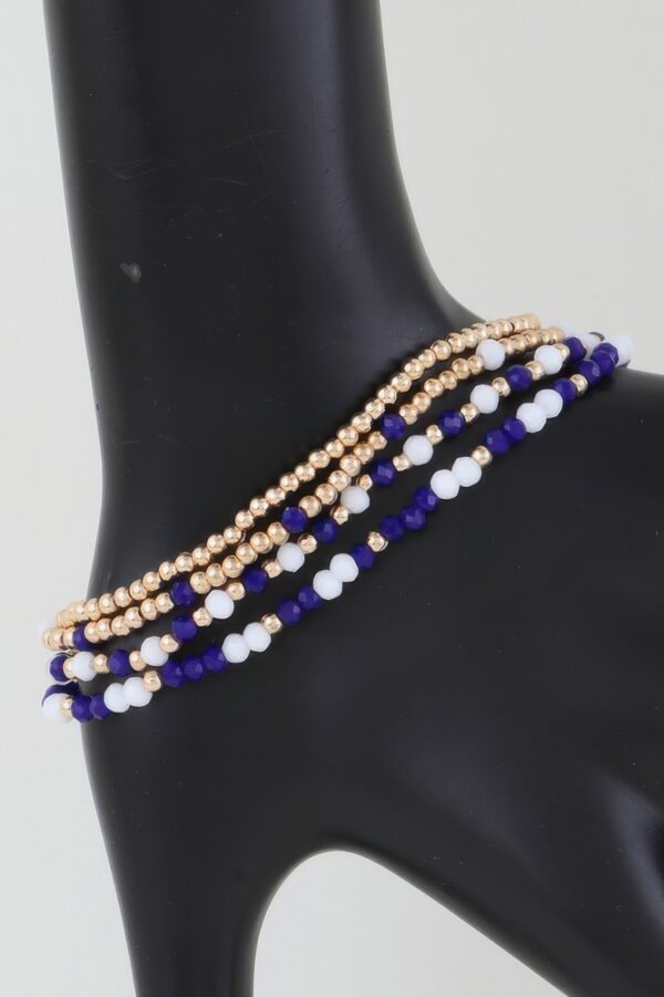 Alternating Stone Beaded Bracelet – Layered Neutral