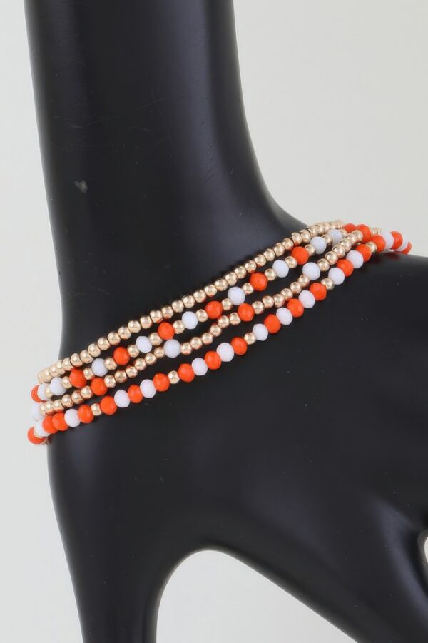 Alternating Stone Beaded Bracelet – Layered Neutral