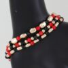 Multi-Tone Stone Beaded Bracelet – Layered Stretch