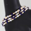 Multi-Tone Stone Beaded Bracelet – Layered Stretch