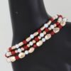 Multi-Tone Stone Beaded Bracelet – Layered Stretch