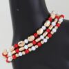 Multi-Tone Stone Beaded Bracelet – Layered Stretch