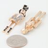 Glitter Nutcracker Drop Earrings – Festive Holiday Accent