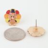 Thanksgiving Turkey Stud Earrings – Cute Turkey Motif