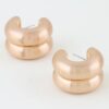 Double Matte Hoop Earrings – Layered Minimal Hoops