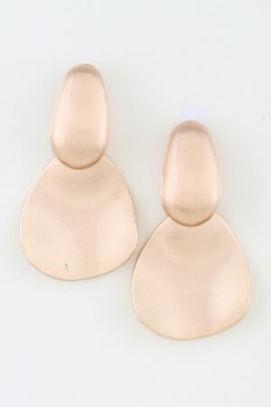 Minimal Matte Drop Earrings – Lightweight Matte Finish