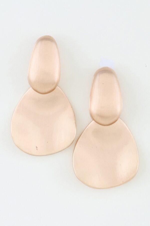Minimal Matte Drop Earrings – Lightweight Matte Finish