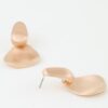 Minimal Matte Drop Earrings – Lightweight Matte Finish