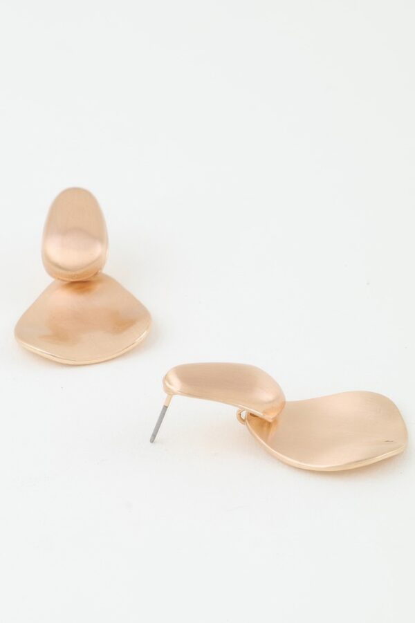 Minimal Matte Drop Earrings – Lightweight Matte Finish
