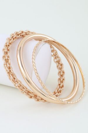 Multi-Link Chain Wrap Bracelet – Mixed Metal