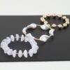 Multi-Strand Beaded Bracelet with Abstract Beads