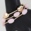 Layered Multi-Stone Beaded Stretch Bracelet