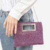 Rhinestone Flat Bag – Slim Sparkle Clutch for Nights