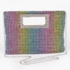 Rhinestone Flat Bag – Slim Sparkle Clutch for Nights