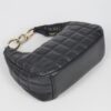 Quilted Faux Leather Hobo Bag - Slouchy Shoulder Carryall