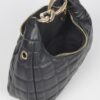 Quilted Faux Leather Hobo Bag - Slouchy Shoulder Carryall