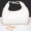 Quilted Faux Leather Hobo Bag - Slouchy Shoulder Carryall